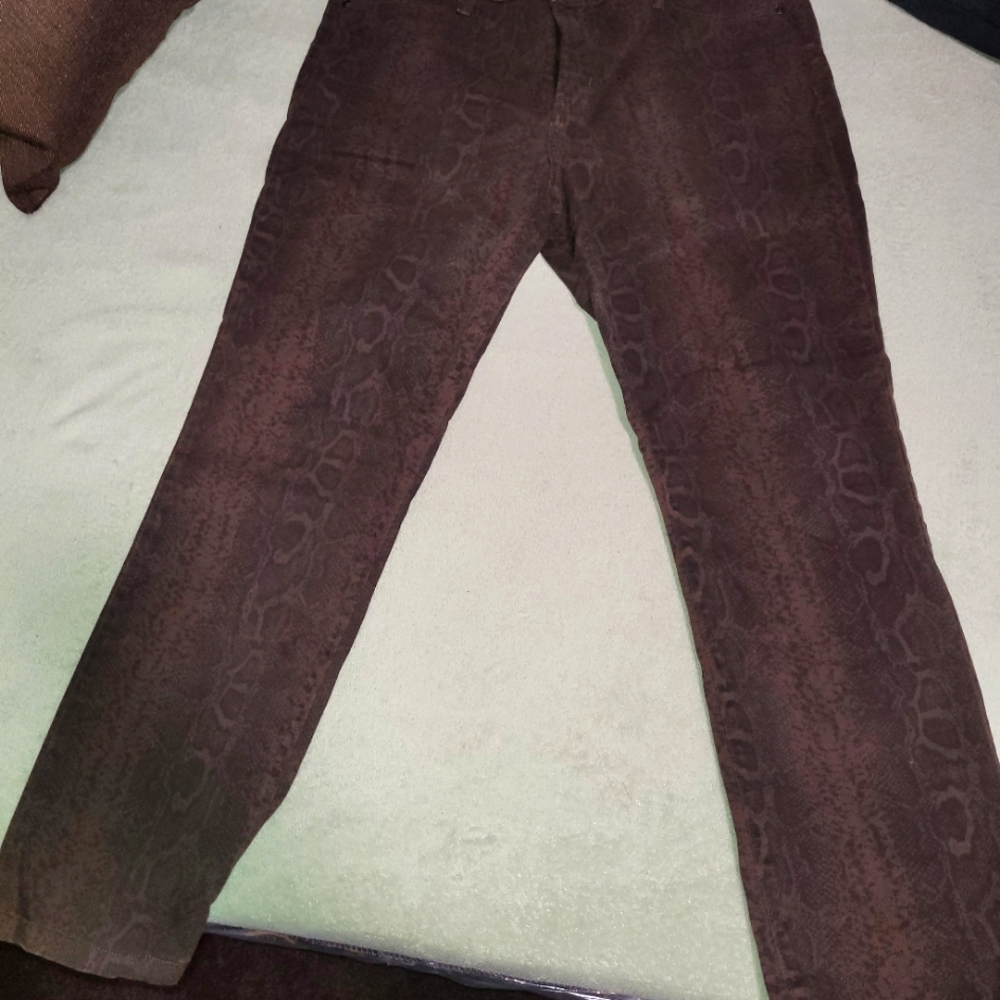 Brown Python Pants 16 - image 1